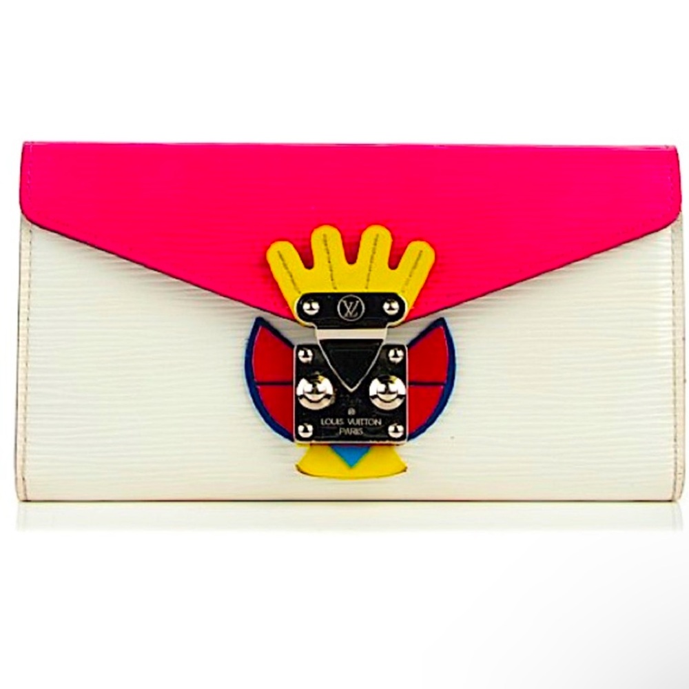 SUPER RARE Epi Tribal Mask Sarah Pivoione Wallet